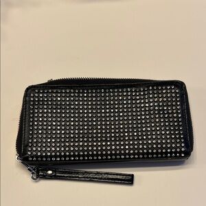 Black Studded Wallet